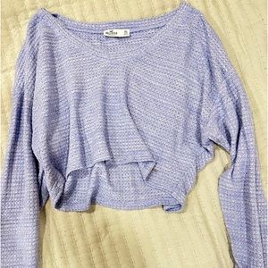 Purple Hollister Sweater xs